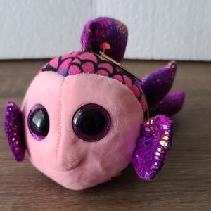 Ty Beanie Boo Flippy The Sparkly Fish w/tags